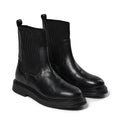 FRIIA BLACK LEATHER ANKLE BOOTS