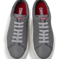 PEU TOURING GRAY LEATHER SNEAKERS