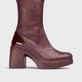 BARCELONETA VINO ULTRALIGHT LEATHER ANKLE BOOTS