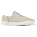 PEU TOURING PASTEL GRAY LEATHER SNEAKERS