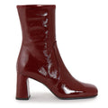 SHOES LIKE CANDY CHIE ANKLE SOFT SHINY WINE RED KIILTONAHKANILKKURIT