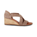 ISABEL ANTE GRAY SUEDE SANDALS