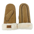 UGG ATHERSON EMBROIDERED MITTEN CHESTNUT LAMMASTURKISLAPASET