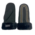 UGG ATHERSON EMBROIDERED MITTEN BLACK LAMMASTURKISLAPASET