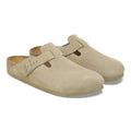 BIRKENSTOCK BOSTON SUEDE FADED KHAKI MOKKACLOGS